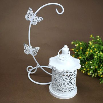 Rutaqian Kerzenständer Kerzenständer , Hohle Blume Schmetterling Kerzenhalter Stand Halterung