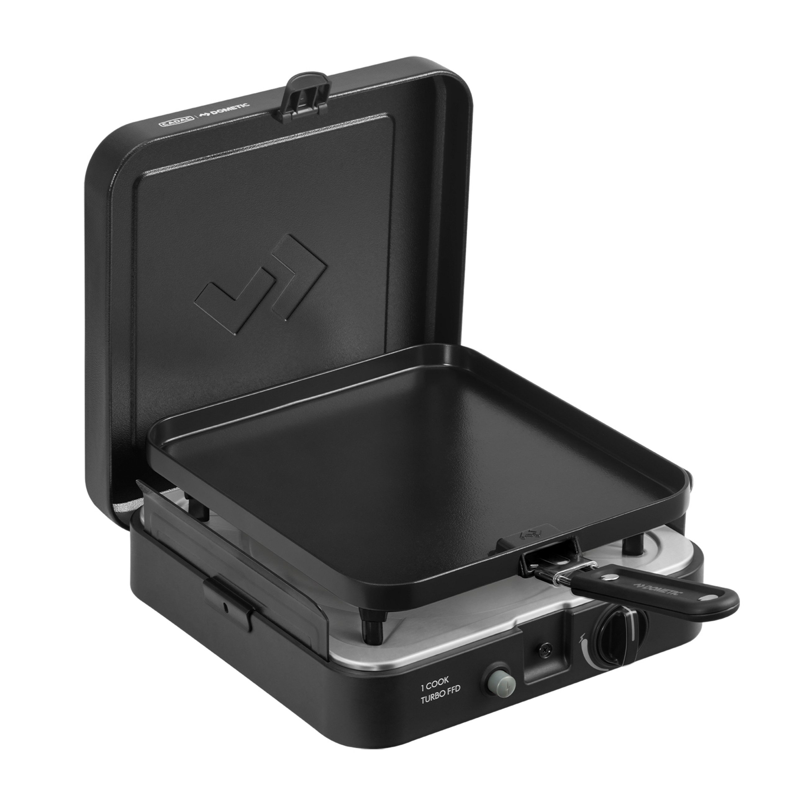 Camping-Gasgrill Cadac 1-Cook Turbo FFD Flat Grill Plate 30mbar BBQ Gasgrill