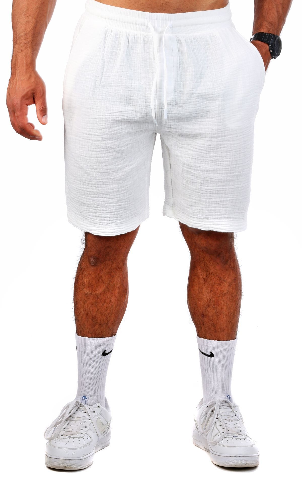 CARISMA Shorts Herren Musselin kurze Strand Hose trendig angenehm luftig le günstig online kaufen