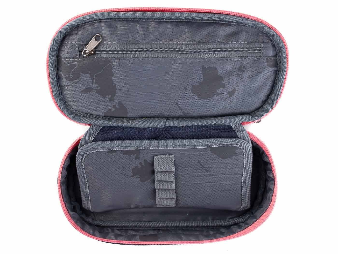 Franky Federmäppchen 621-2 Effekt Pencilcase Schlampermäppchen, (Packung, 1-tlg., leer), Reißverschlussfach