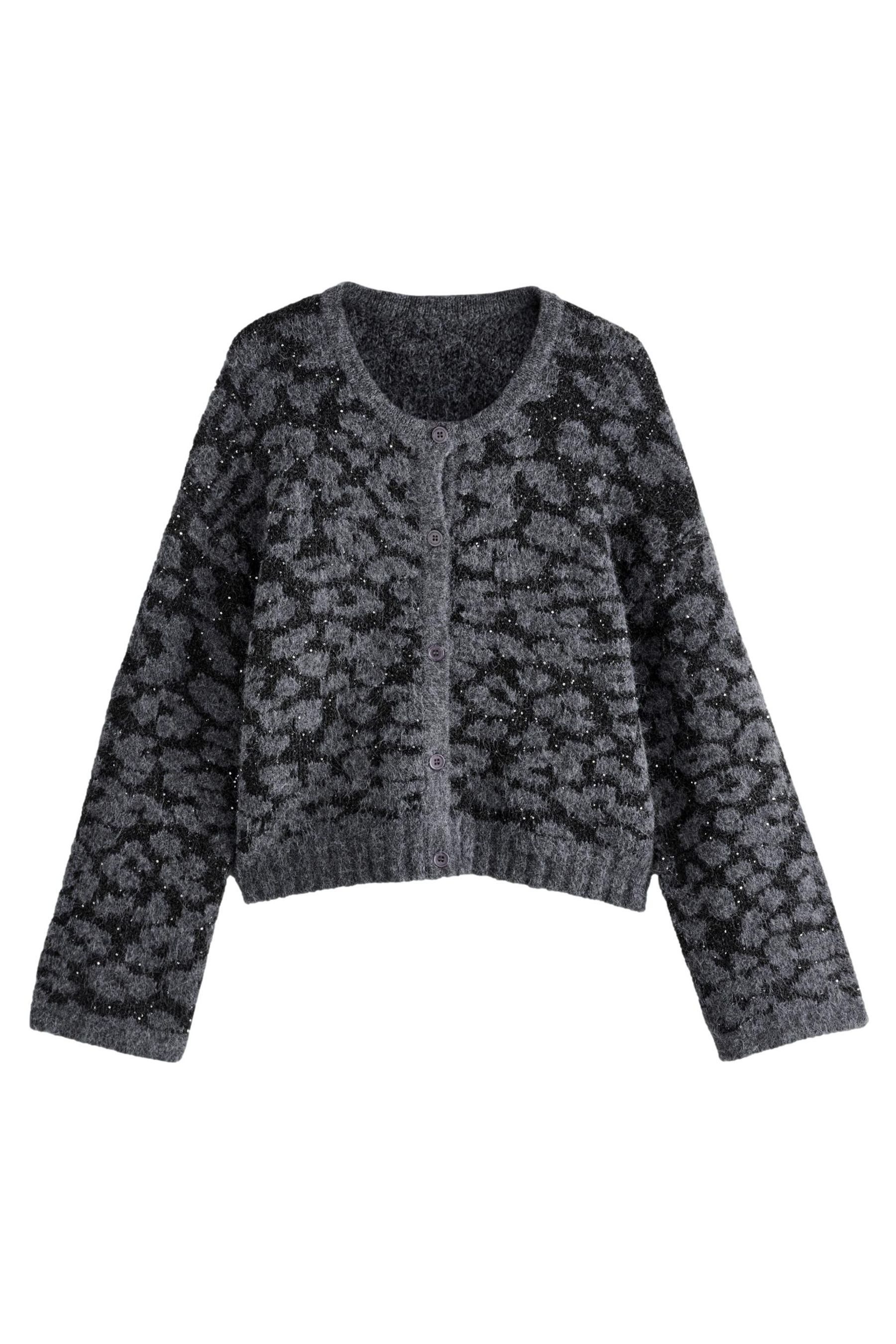 Rockett St George Top & Hose Rockett St George Leo-Strickjacke mit Pailletten (1-tlg)