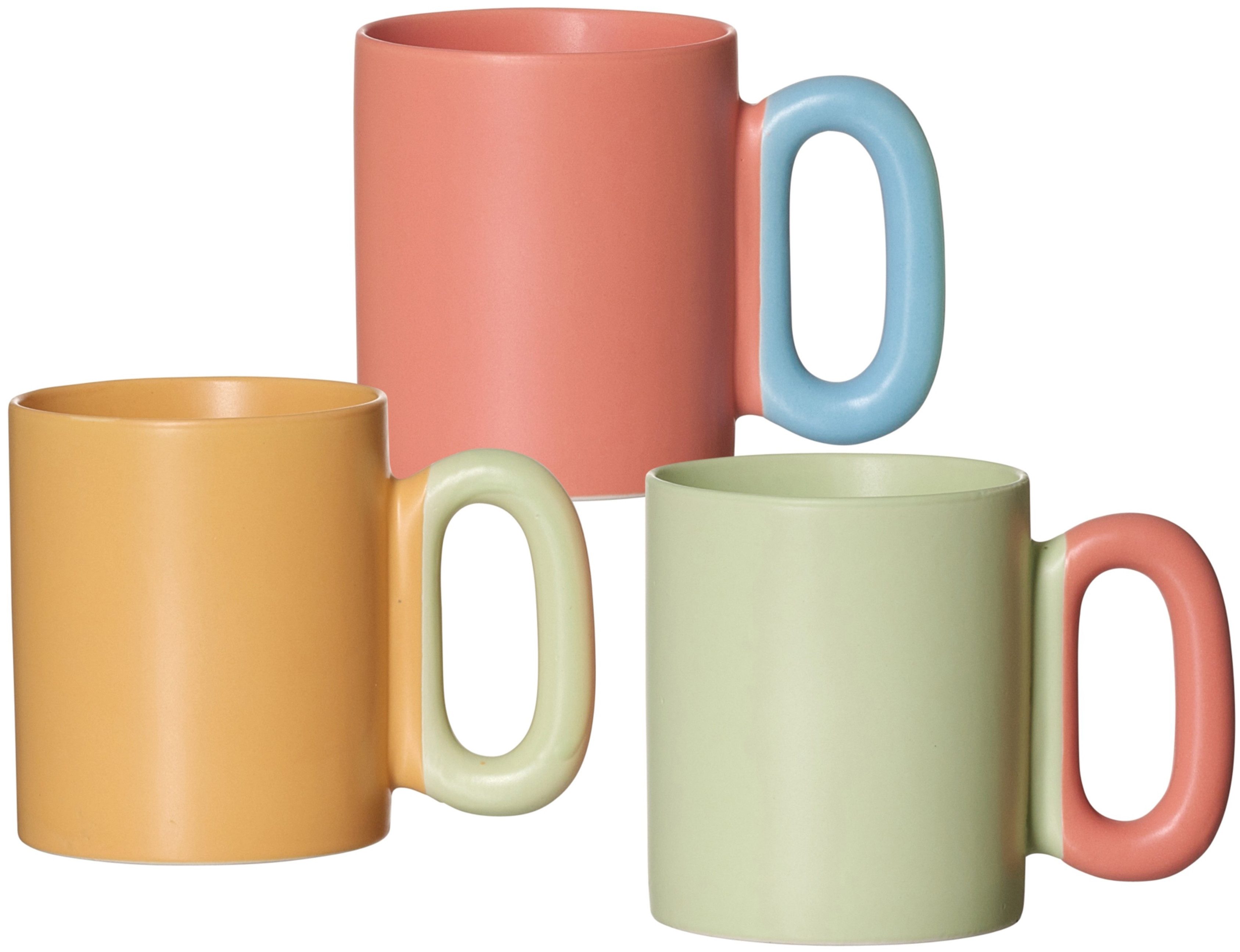 Ritzenhoff & Breker Becher Spring, 3-tlg., Porzellan, 3er Set, je 330 ml