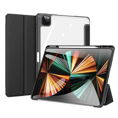Dux Ducis Tablet-Hülle »Toby Eco-Leather Tablet-Ledertasche Schale Cover für iPad Pro 12.9" 2021 mit Smart-Sleep Funktion Wake-Up Stifthalter Schutzhülle«