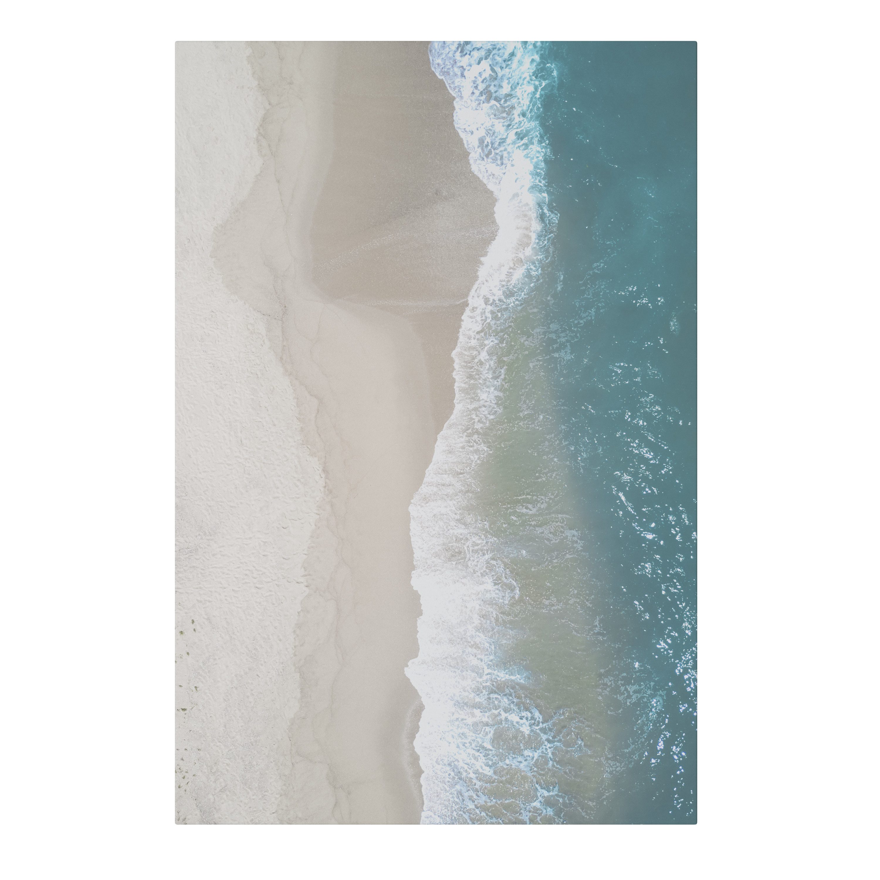 SPACEREBELS Leinwandbild SAND AND SEA HARMONY, Landschaft (1 St), 3 cm Keilrahmen, Baumwollleinwand