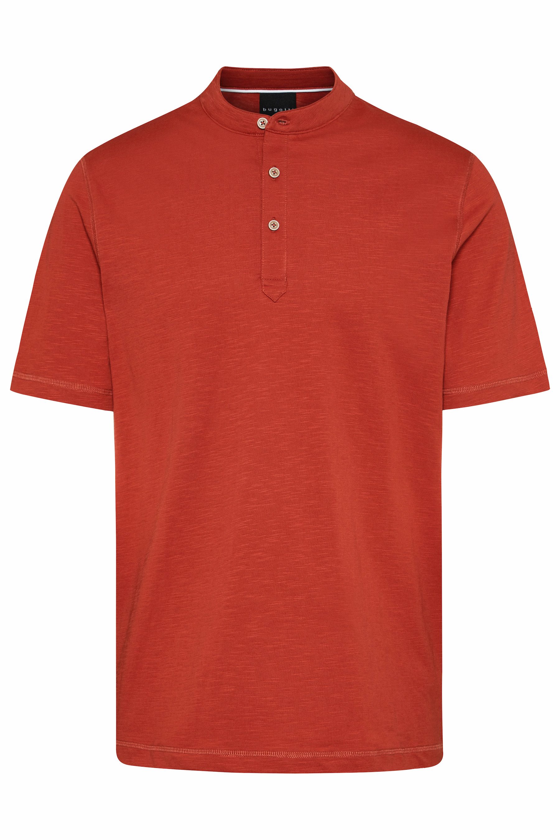 bugatti Poloshirt mit Stehkragen