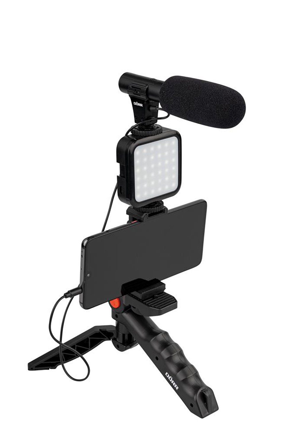 Dörr VL-5 KIT MIT VLOGGING MIKROFON Dörr Videoleuchte