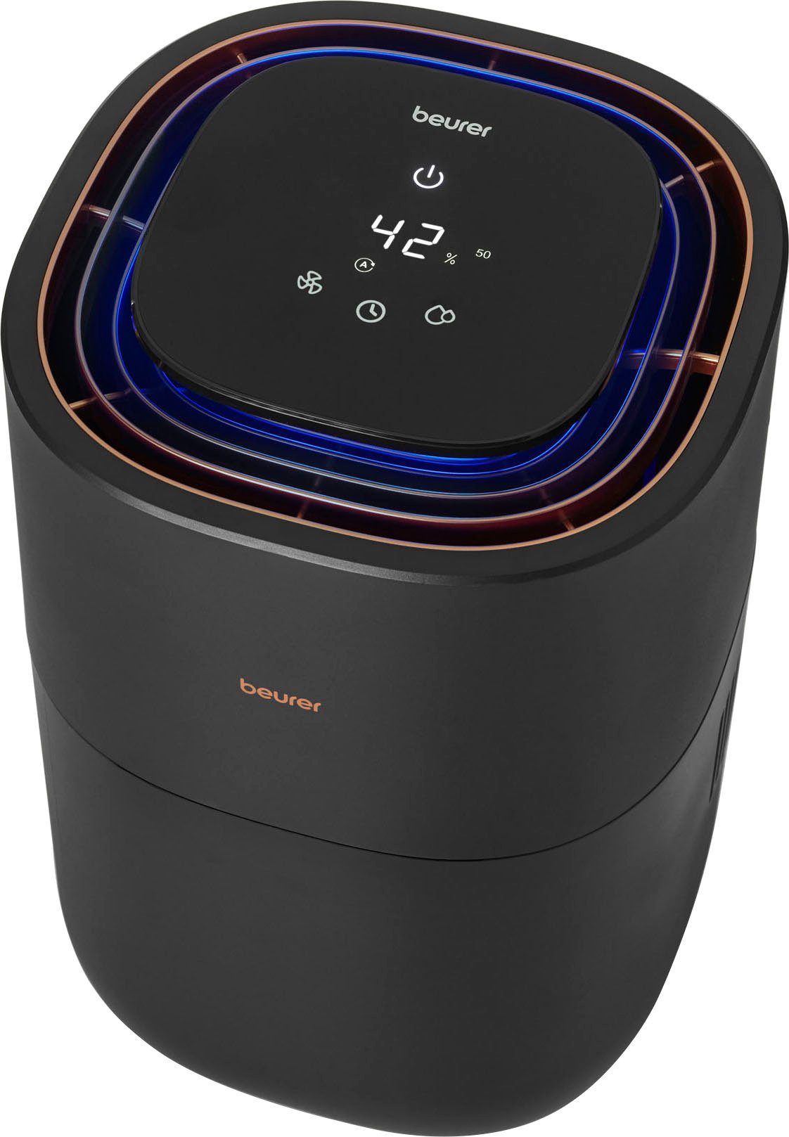 BEURER Luftbefeuchter LB 300 Plus, 3 l Wassertank, Für Räume bis ca. 45m², Hygienische Luftbefeuchtung durch Kaltverdunstungstechnologie