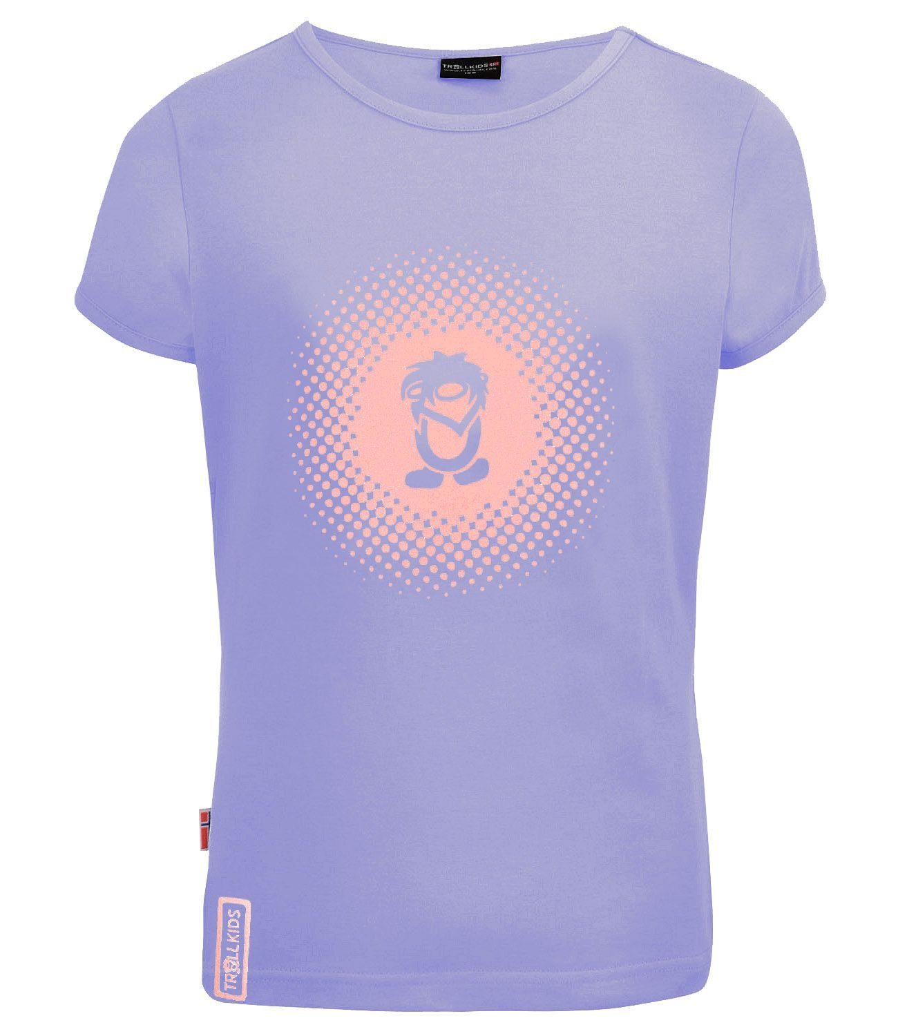 TROLLKIDS T-Shirt Logo Lavender/Aprikose