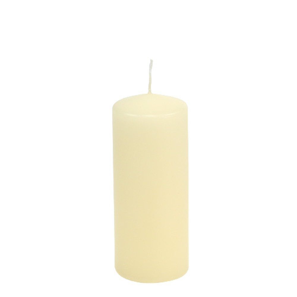 Wiedemann Kerzen Stumpenkerze 8er Pack Stumpenkerzen Creme 150/60 mm - Hochzeitskerzen, 8 Stück
