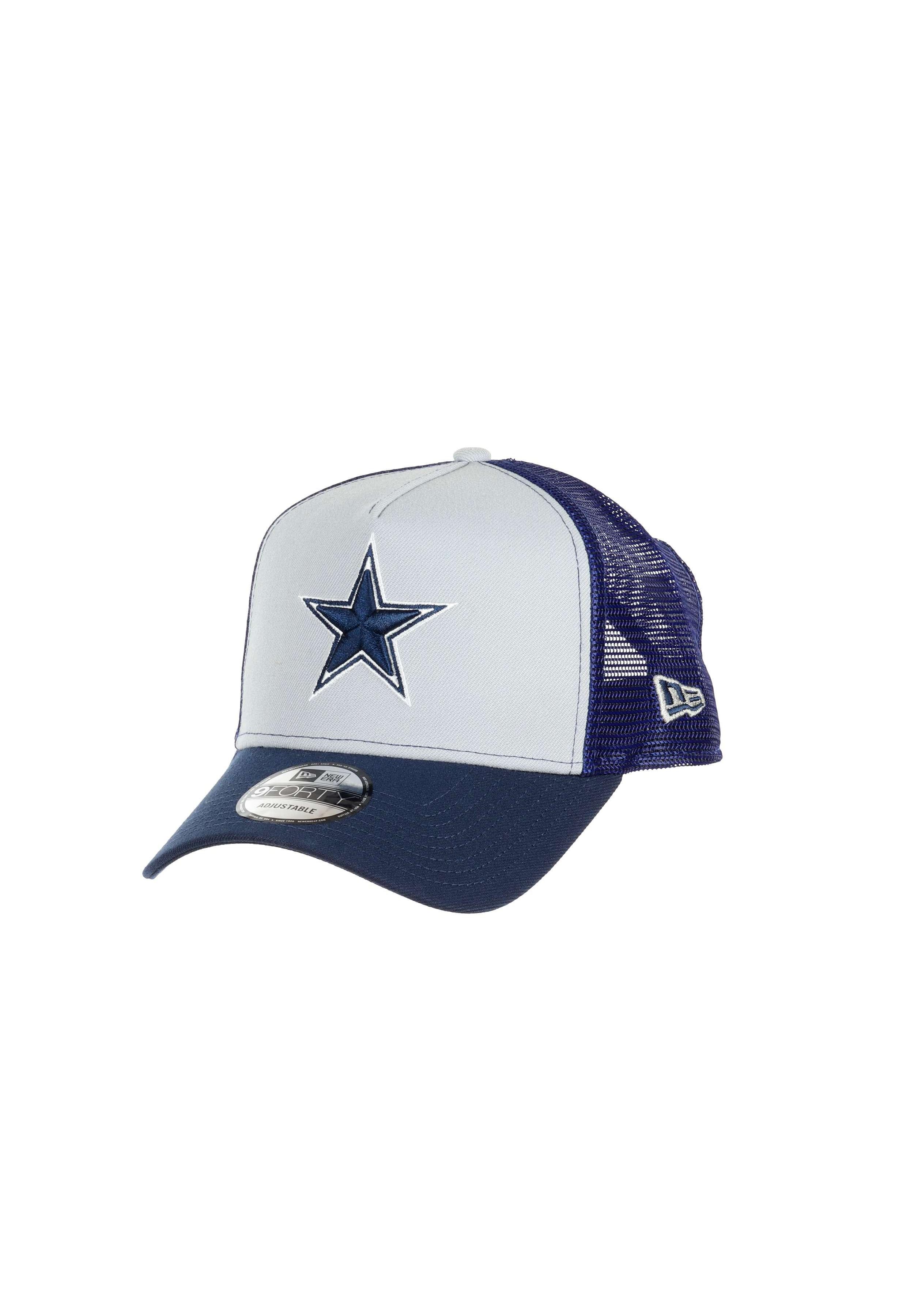 Baseball Cap Dallas Cowboys NFL Two Tone Grau Blau Verstellbare 9Forty A-Frame Truc