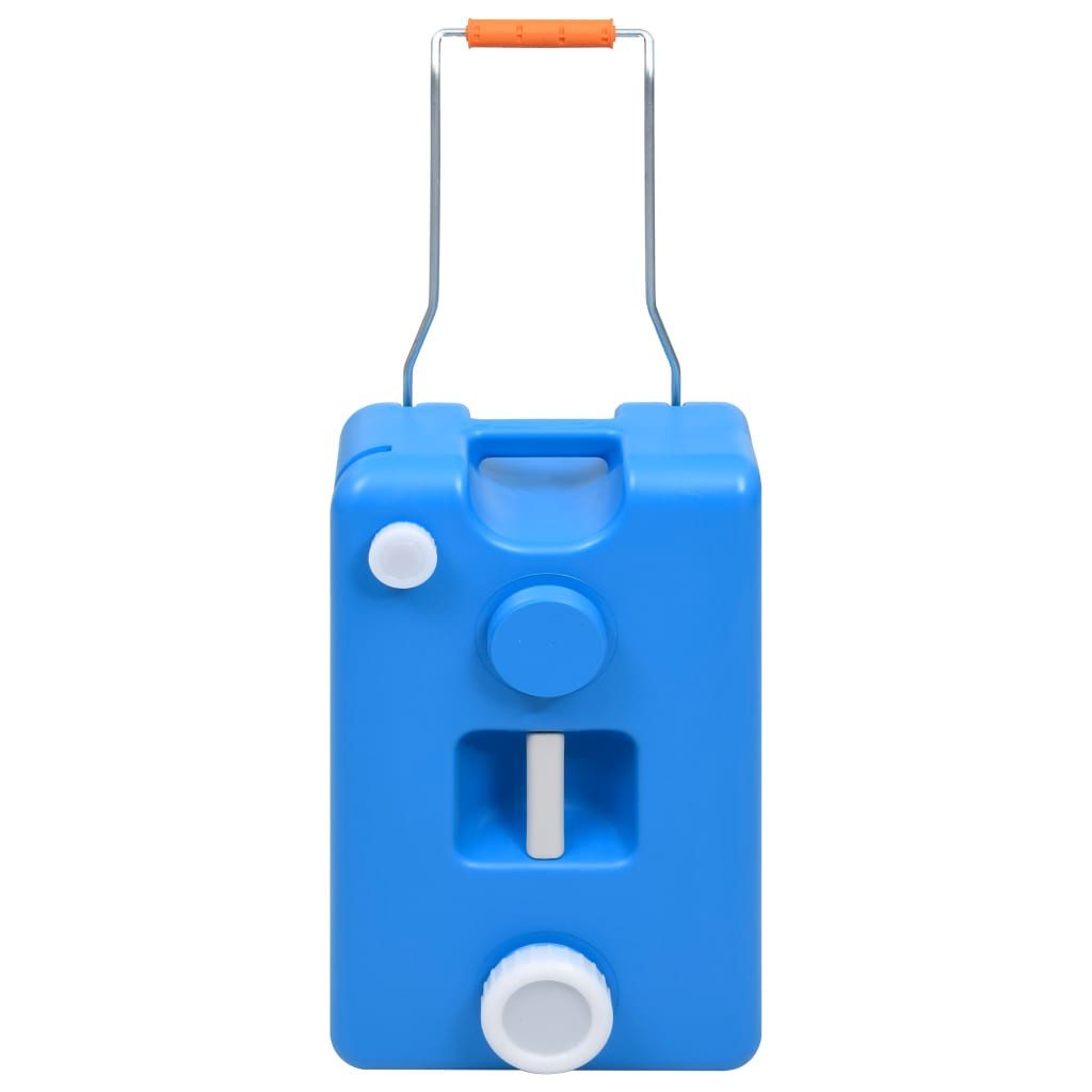 vidaXL Wassertank Camping-Wassertank mit Rollen 25 L Blau