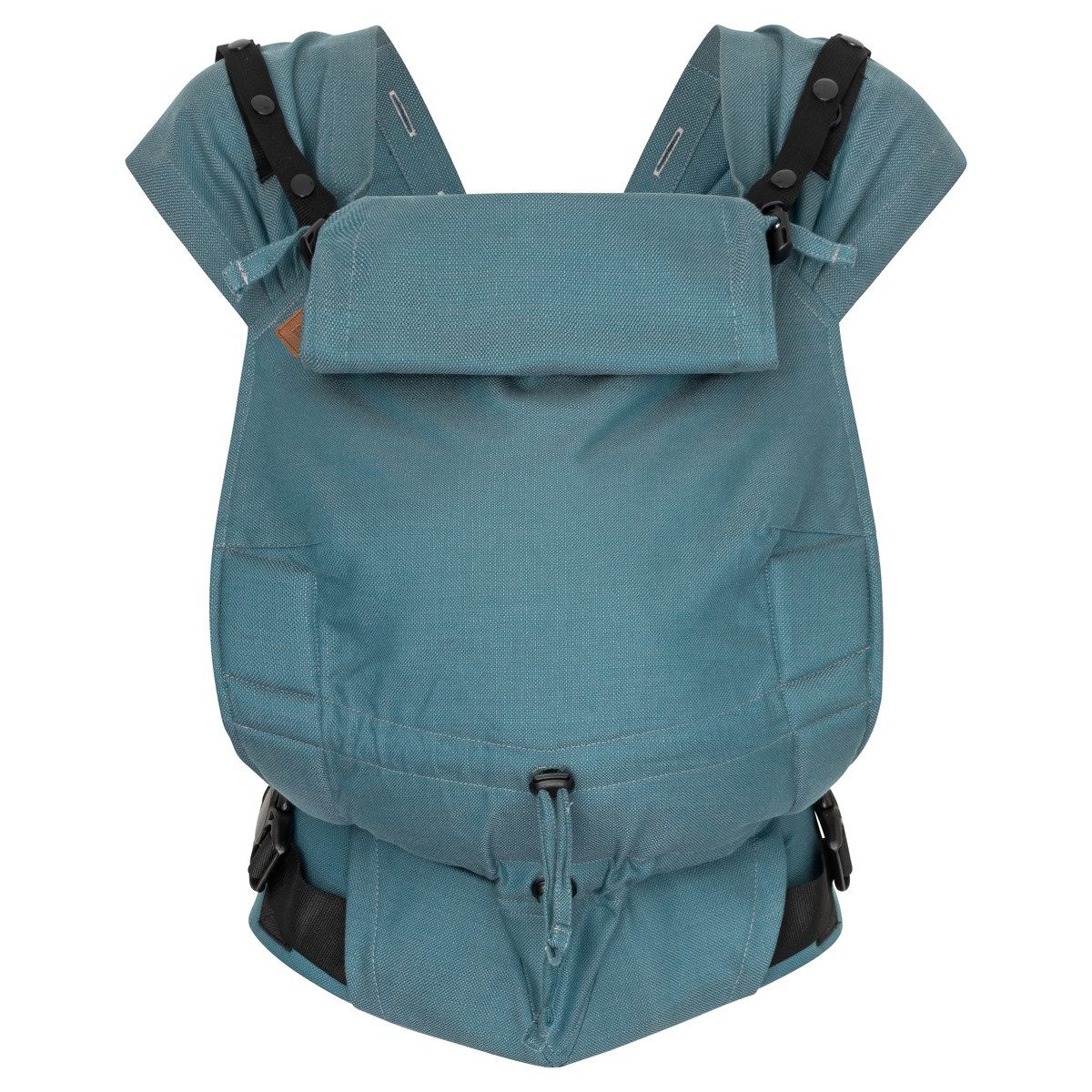 Hoppediz Babytrage Primeo, ab Geburt (2,5 kg) Bauchtrage, Rückentrage & Hüfttrage mit Tuchträgern