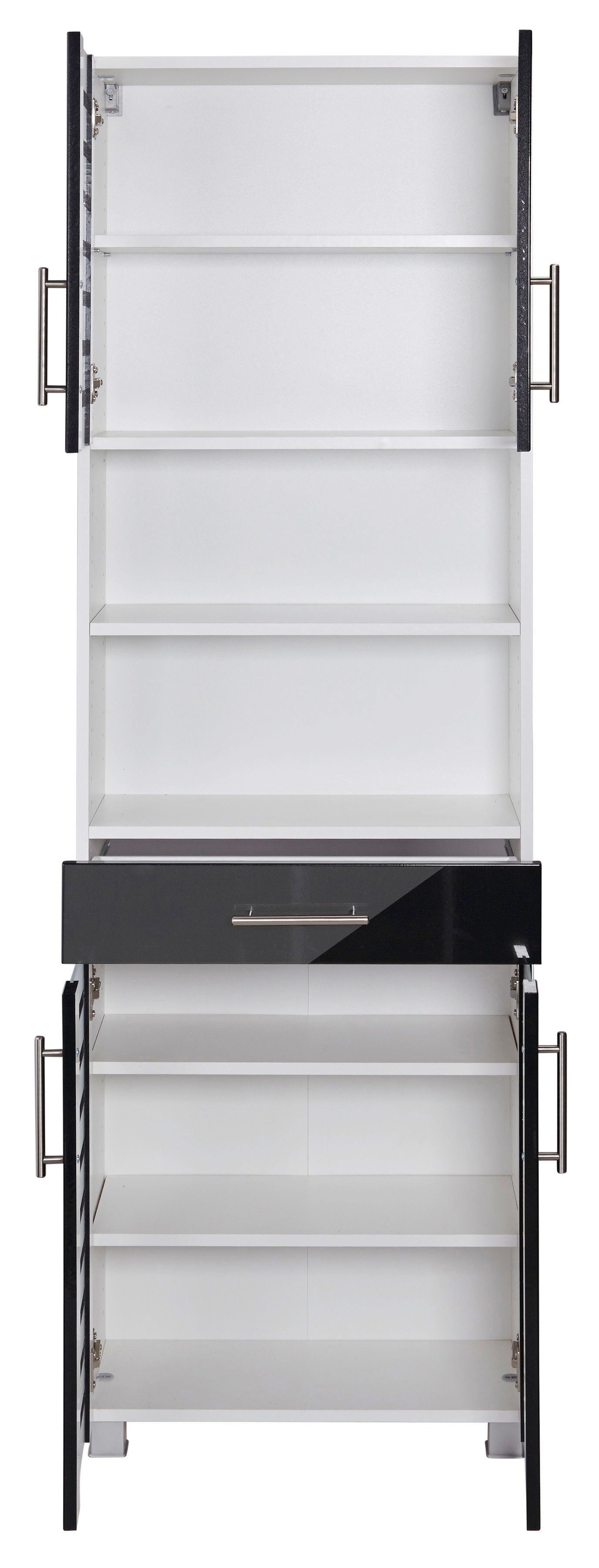 welltime Seitenschrank Jaca Breite 60 cm, mit MDF Hochglanz-Fronten