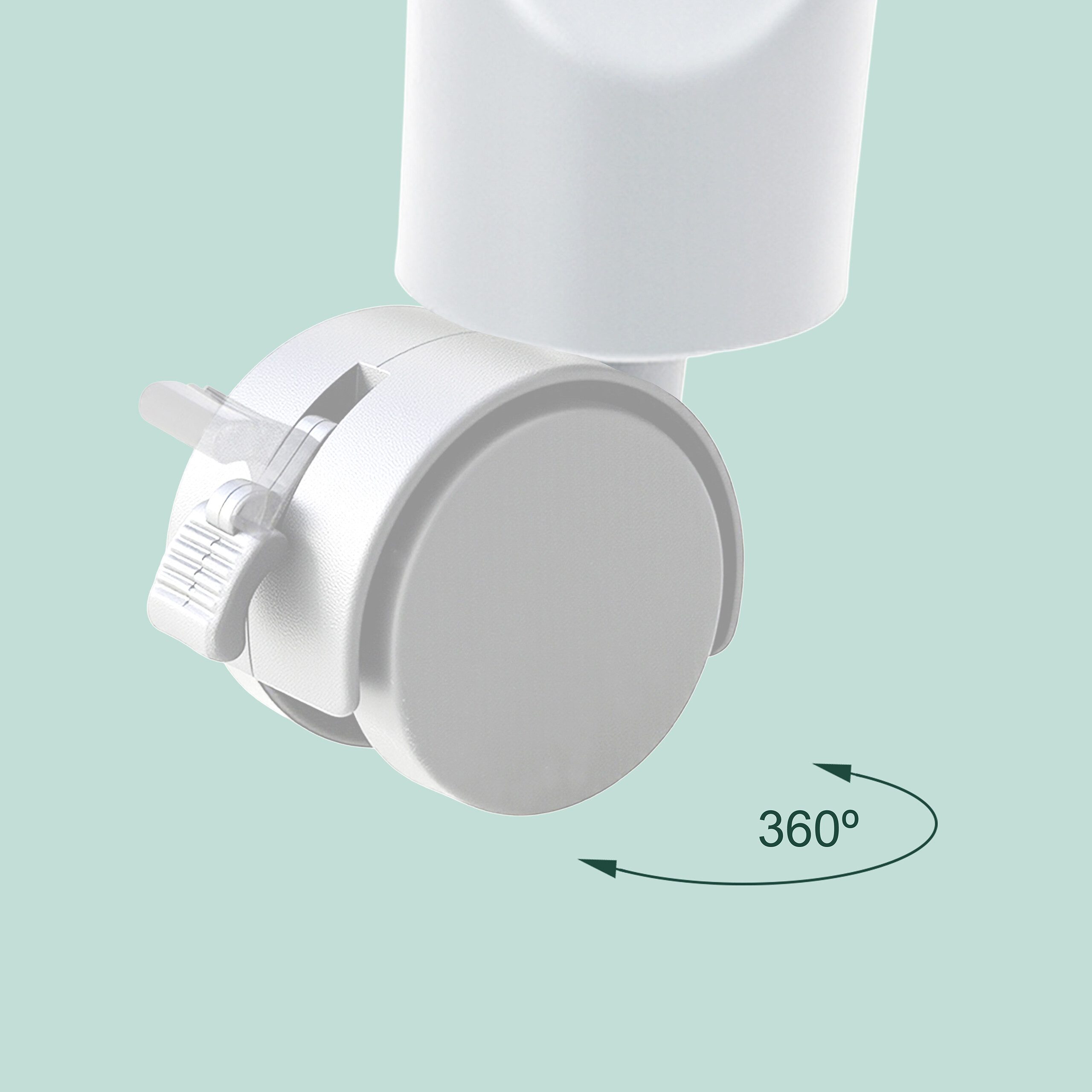 relaxdays Kleiderständer auf Rolle