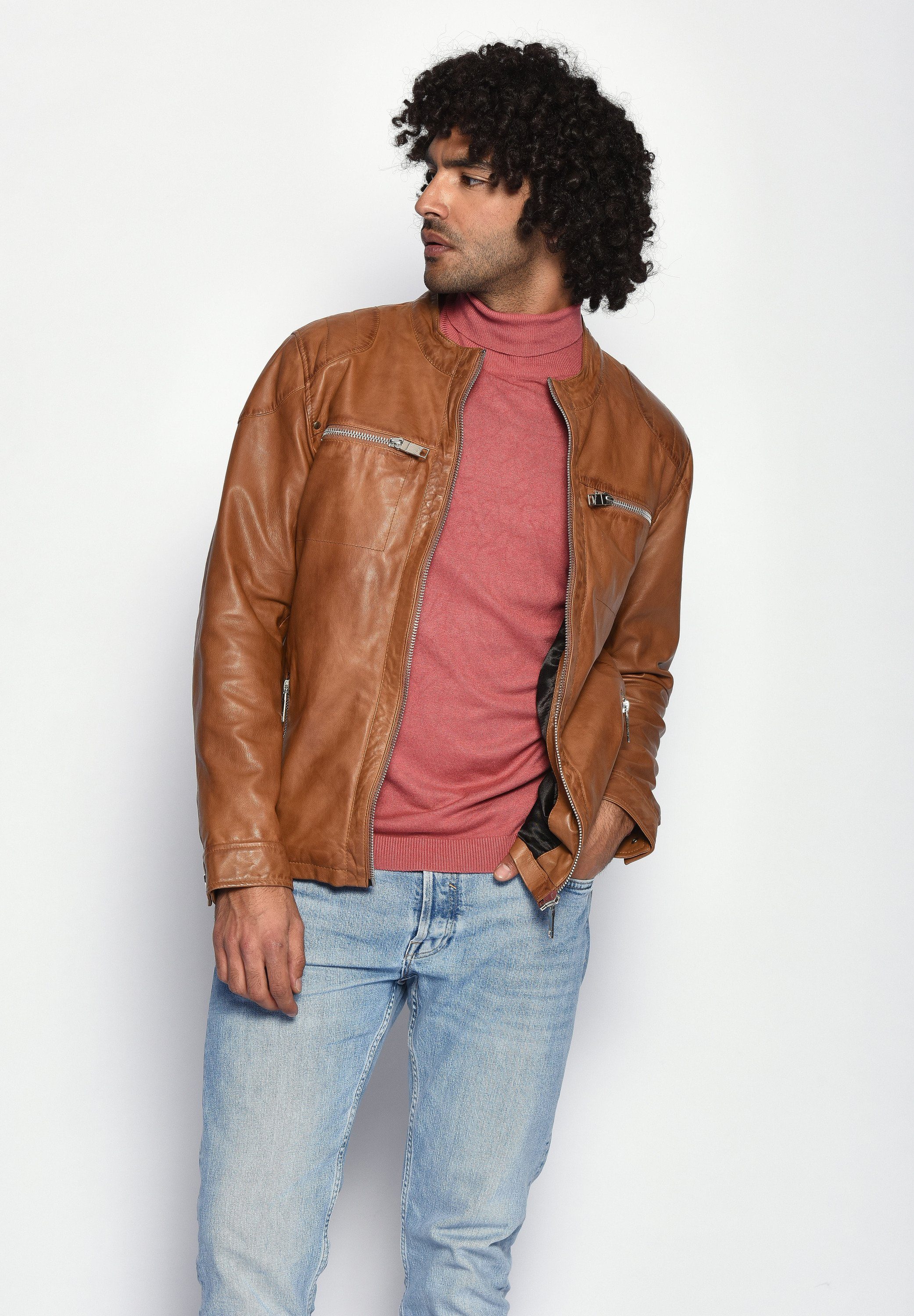Maze Lederjacke Flint günstig online kaufen