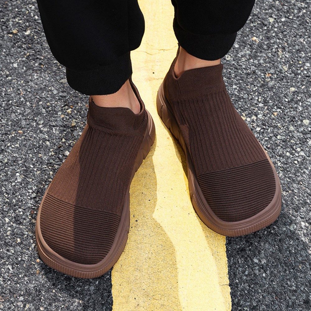 HUSK'SWARE Barfußschuh (atmungsaktive Freizeitschuhe für breite Füße) Paar-Sportschuhe mit Flyknit-Obermaterial, leichte Laufschuhe – Bild 5 von 5