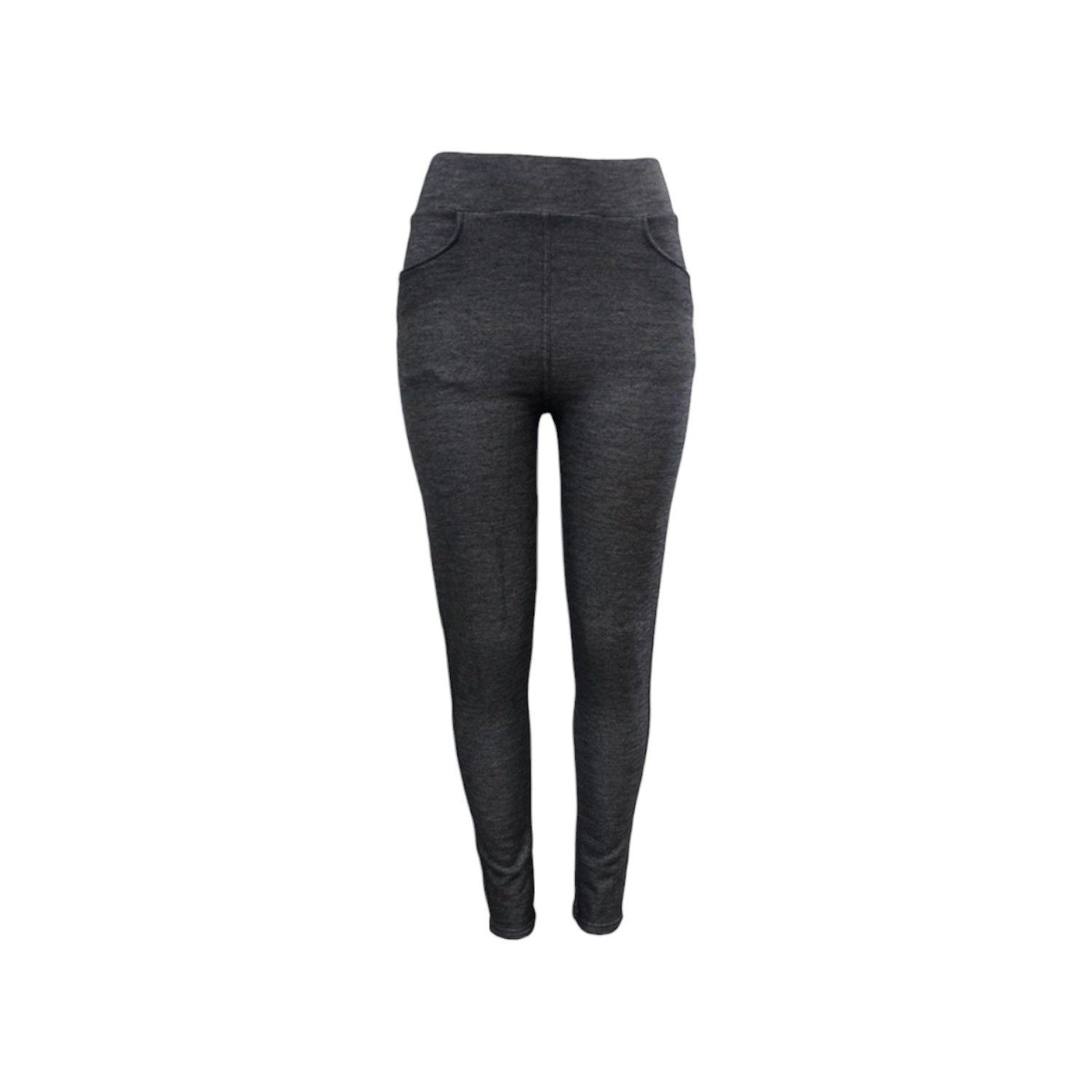 VewoTex Jeggings Damen Winter Leggings » Dunkle Jeans Optik » mit Push-Up E günstig online kaufen