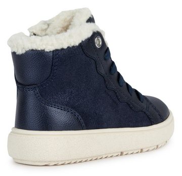 Geox J THELEVEN GIRL BABX Winterstiefel Sneaker, Kinderstiefel mit atmungsaktiver Geox-Spezial Membrane