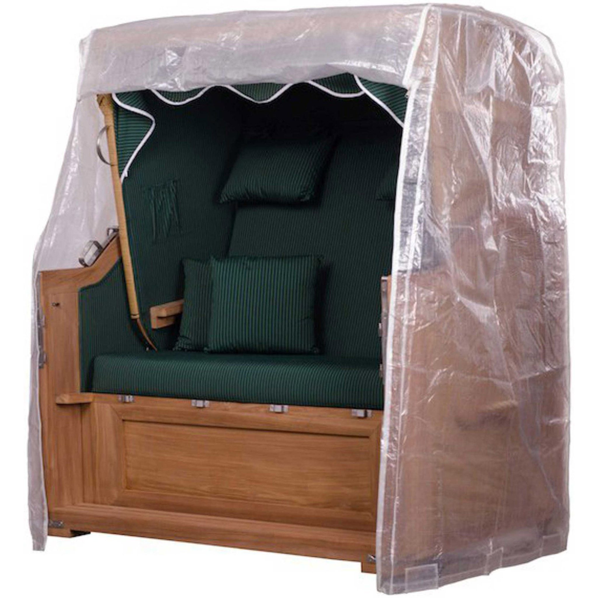 bene living Strandkorb-Schutzhülle Basic PVC - 2,5-Sitzer - Größe XL (Outdoor-Set, 1-St., Strandkorb-Schutzhülle Größe XL), transparent - schneller Staub- und Schmutzschutz