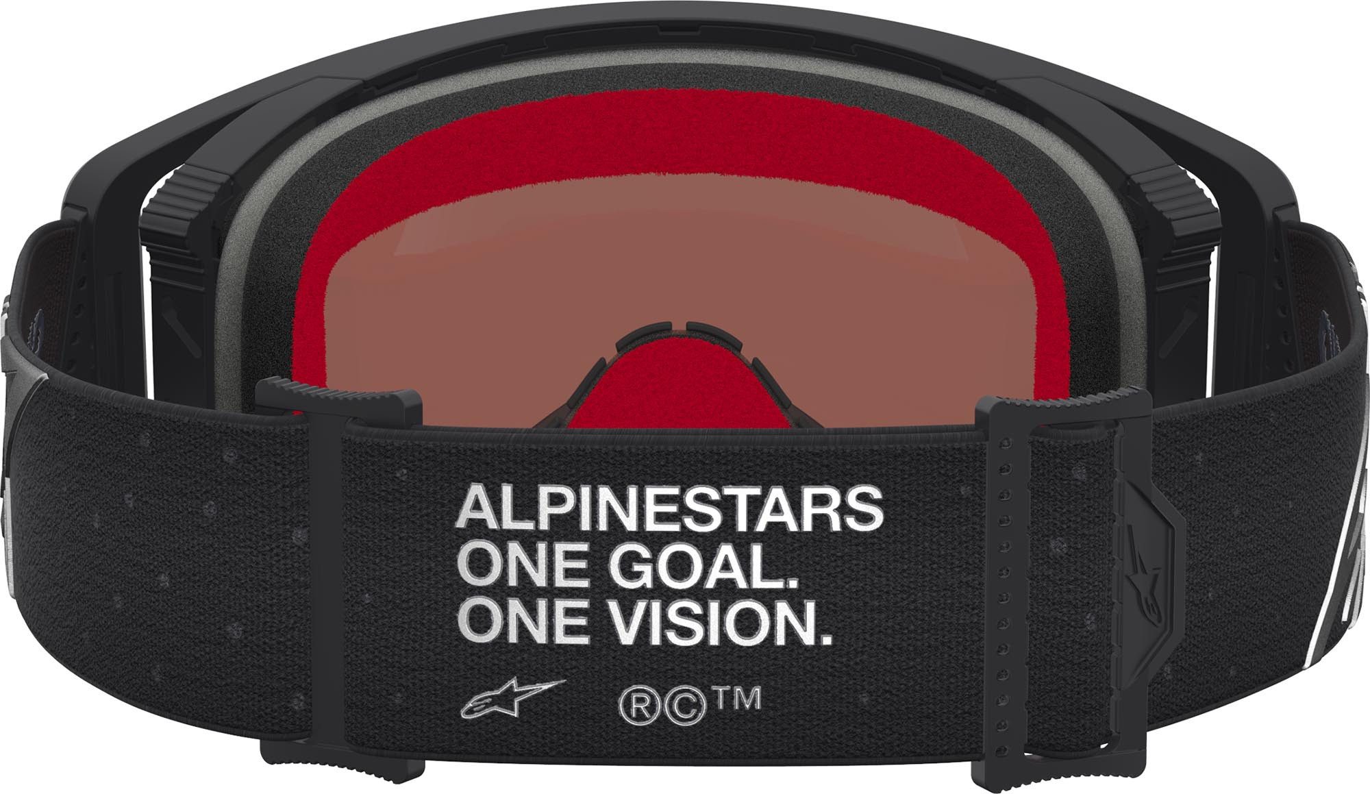 Alpinestars Motorradbrille Supertech Vesta Mirror Motocross Brille, Mit Band,Verspiegelt