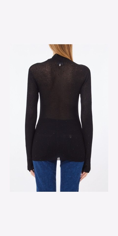 Liu Jo Langarmshirt – Sexy Shirt mit Strass