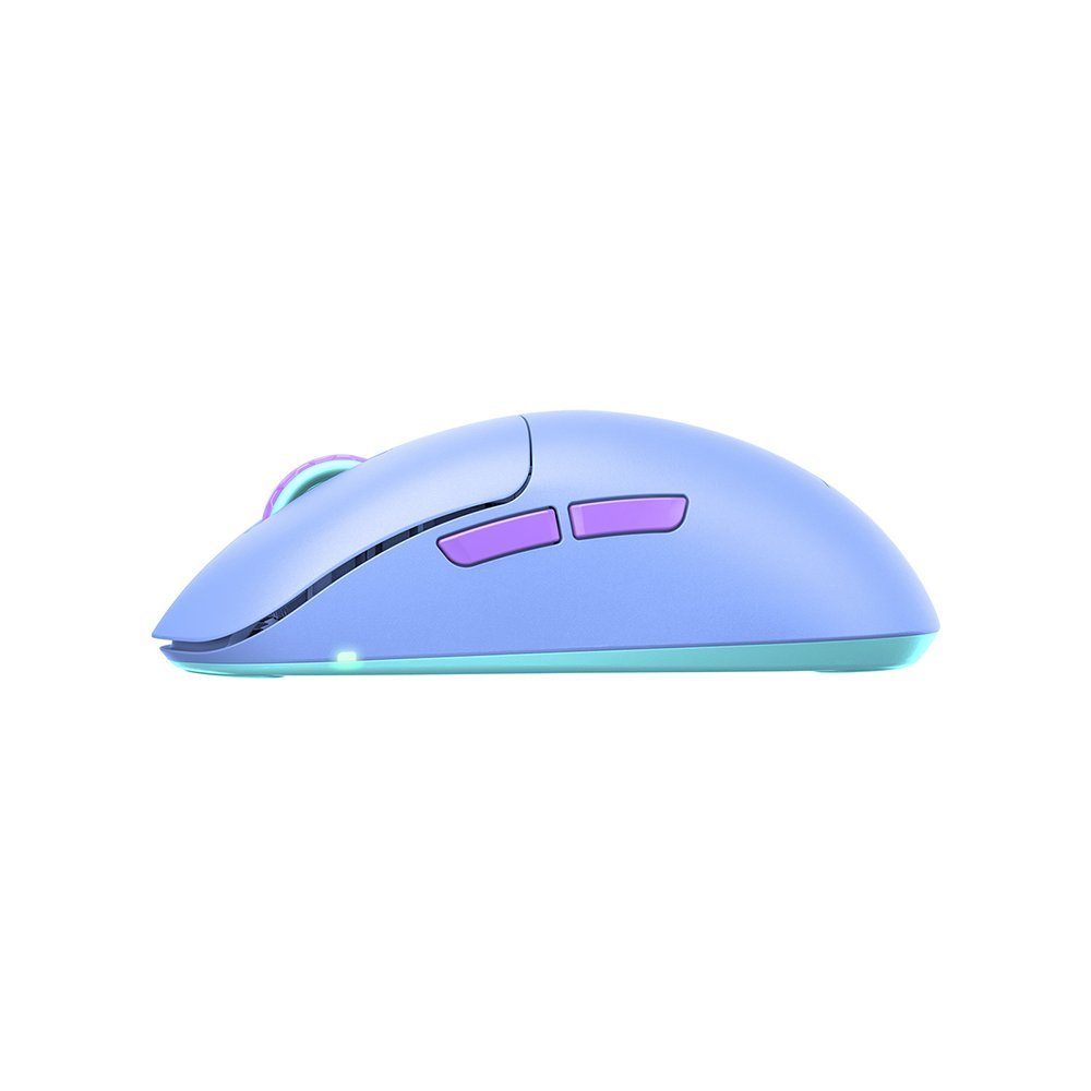 Cherry Xtrfy M8 Wireless Frosty Purple Gaming-Maus (kabelgebunden, kabellos, ultraleichte Gaming-Maus)