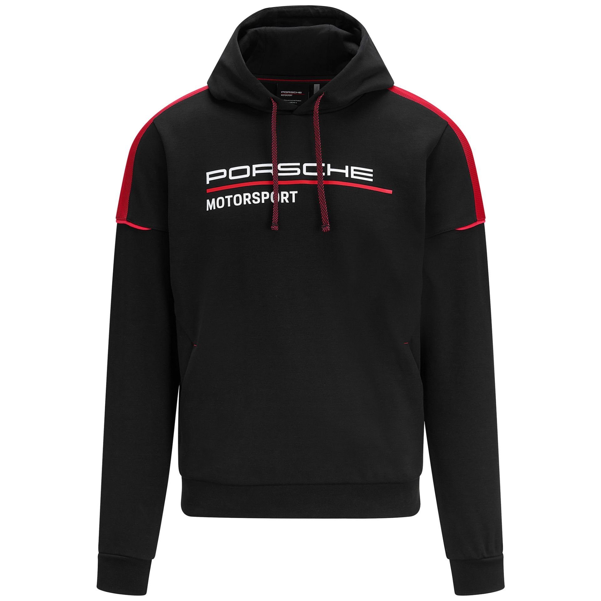 Porsche Motorsport Kapuzenpullover Hoodie Logo (Schwarz) Baumwolle