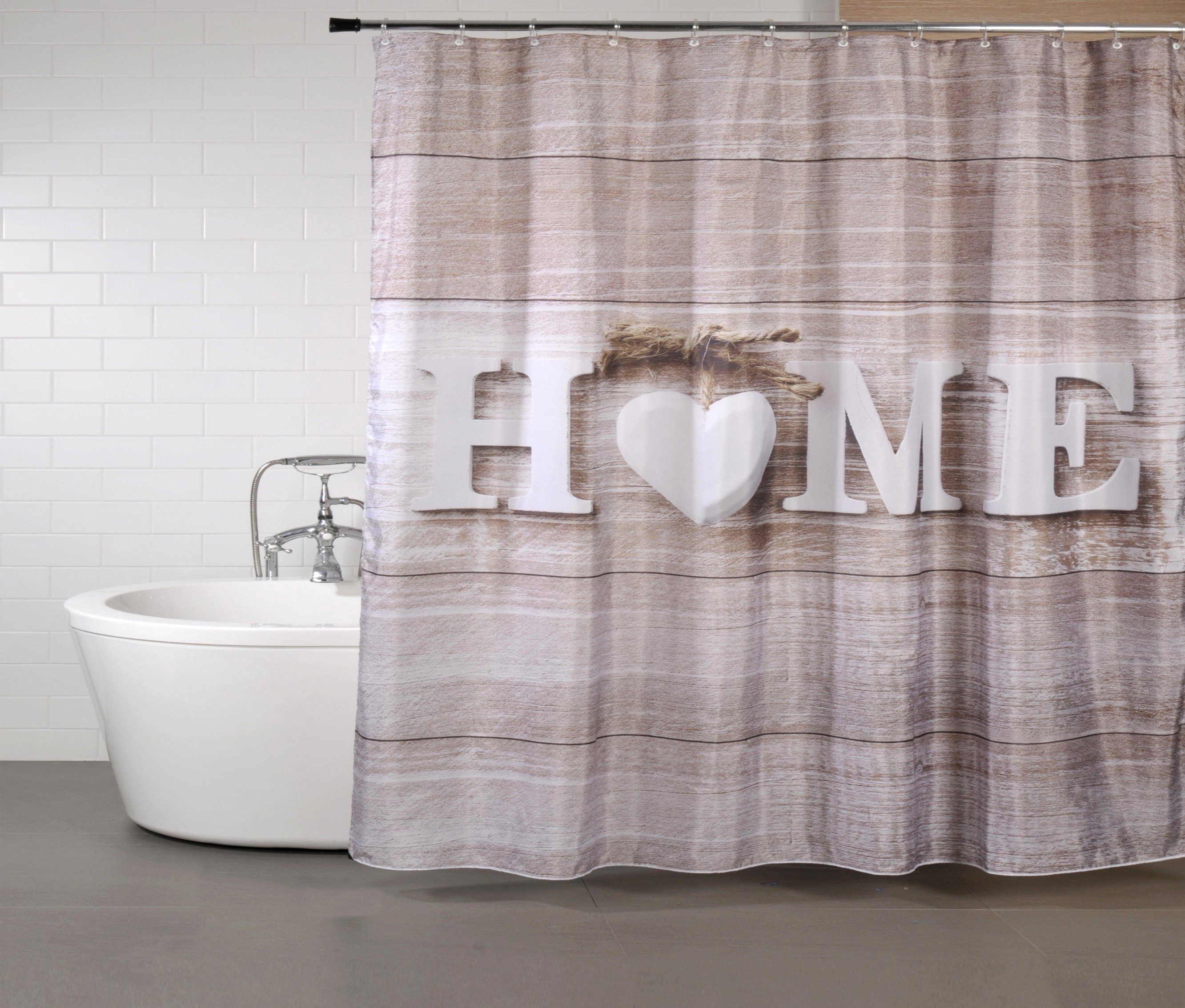 Sanilo Duschvorhang Home 180 x 200 cm, 100% wasserdicht, Anti-Schimmel-Effe günstig online kaufen