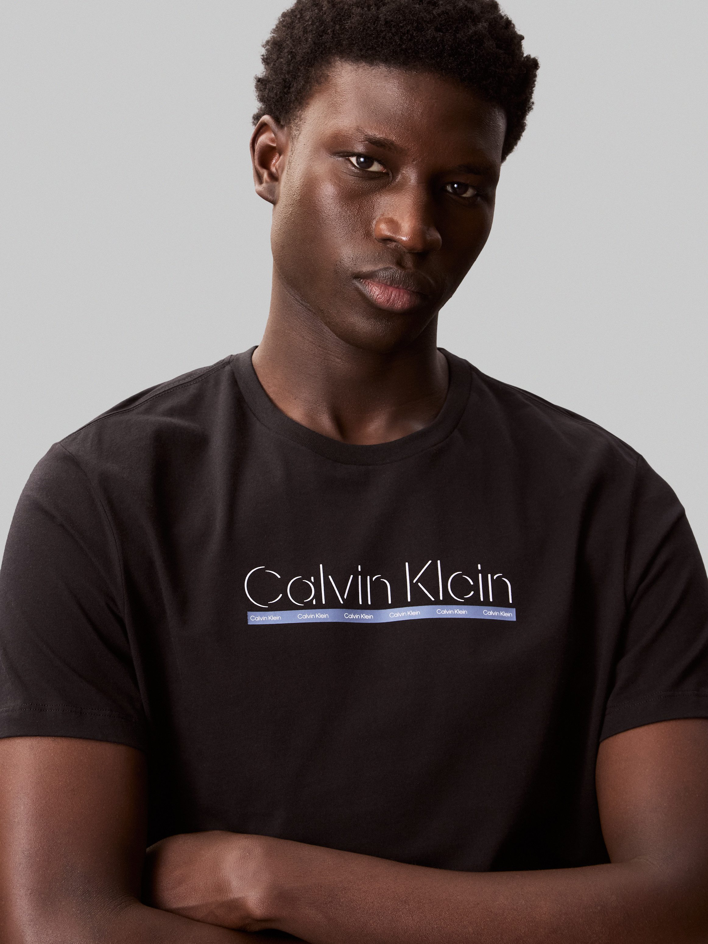 Calvin Klein T-Shirt SS 30s E SPRTSWR 2 G mit Logo-Schriftzug