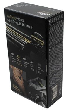 Braun Elektrorasierer Series 9 Pro 9417s, Aufsätze: 1, ProLift Trimmer, Elektrorasierer & ProLift Trimmer, Wet&Dry, 4+1 Scherkopf, ProTrimmer, 100% wasserdicht