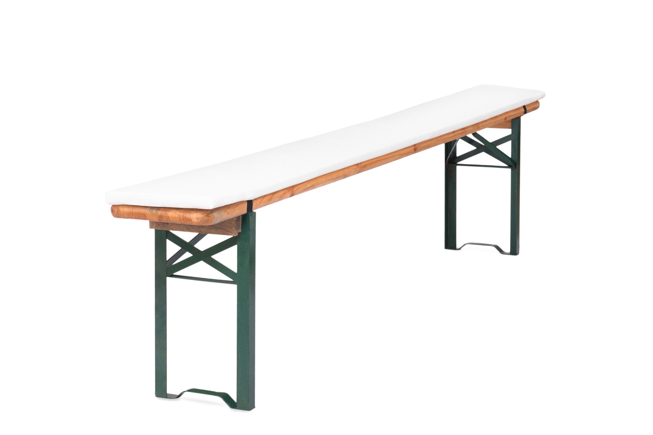 TexDeko Bankauflage Bierbankauflagen-Set mit Tischdecke 100x250cm (universal) 3TLG Set, (Set, 2x Auflage + 1x Tischdecke), blickdicht & waschbar