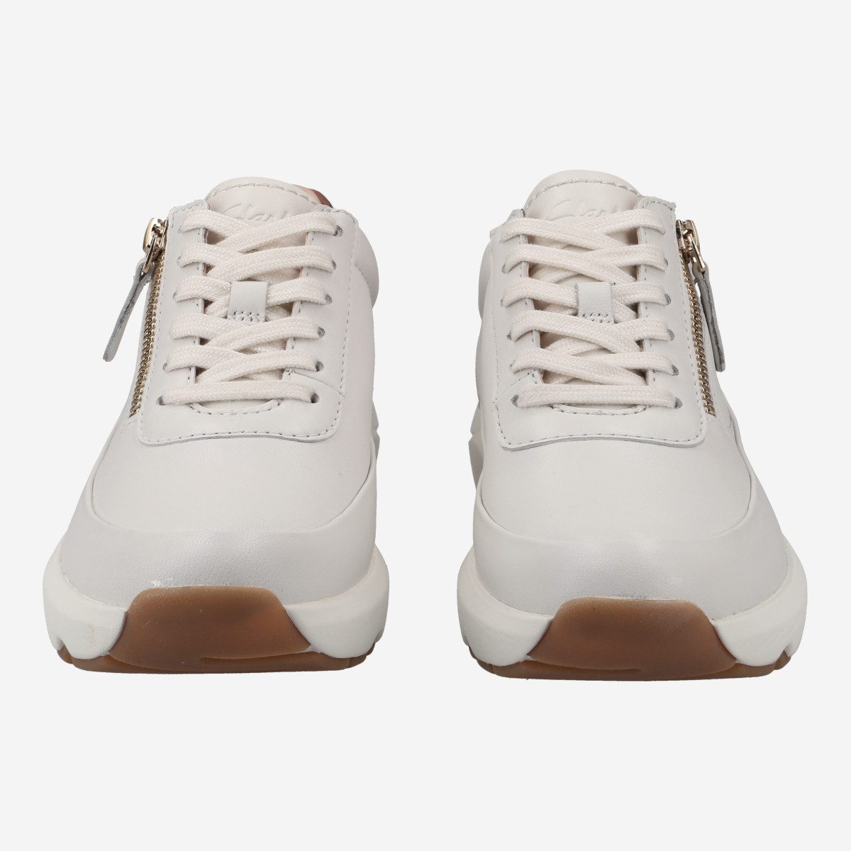 Clarks Tivoli Zip 26176650 4, Sneaker in Weiß für Damen Sneaker
