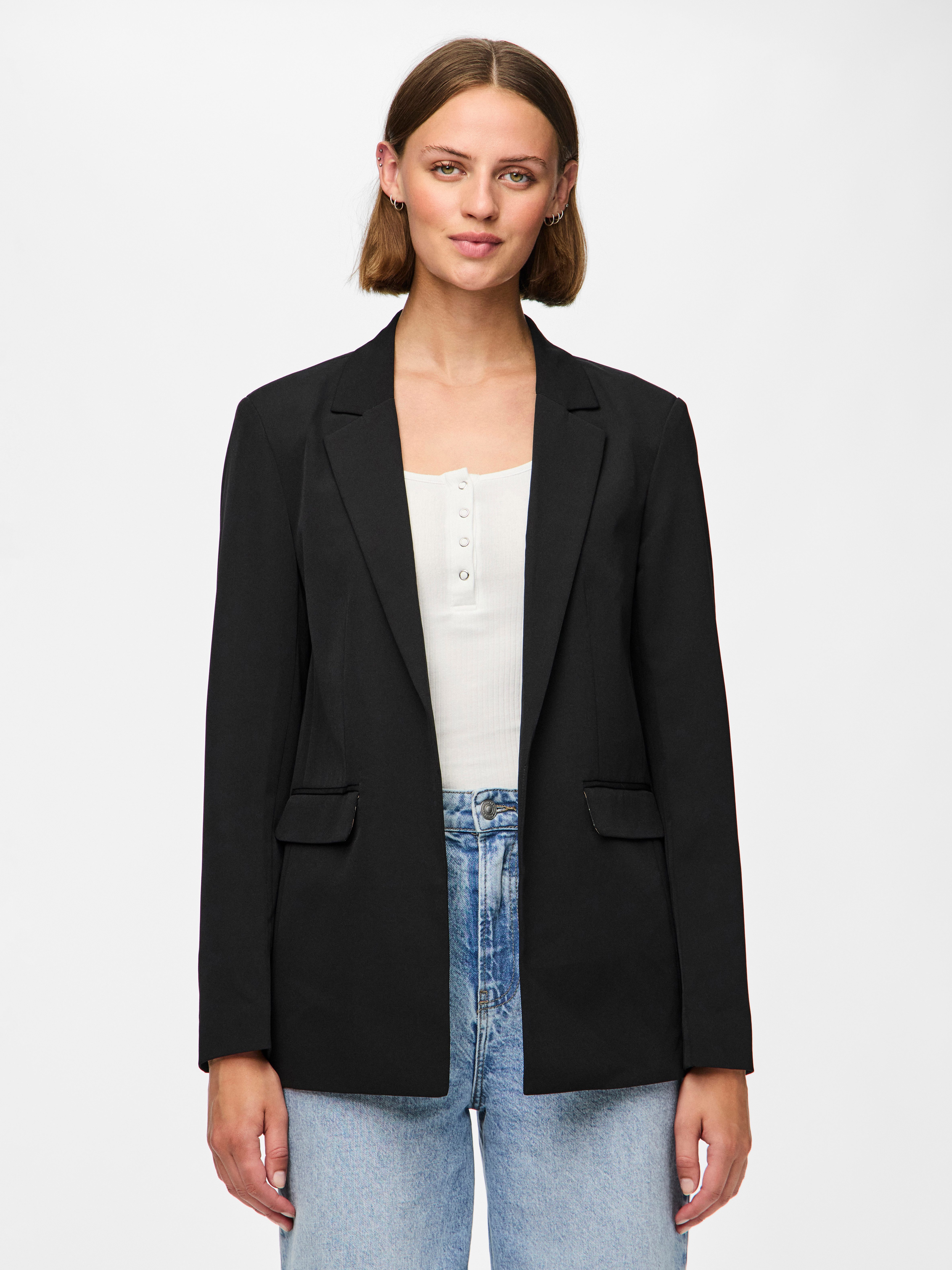 pieces Longblazer PCBOZZY LS DETAIL BLAZER NOOS BC mit Leo Futter günstig online kaufen
