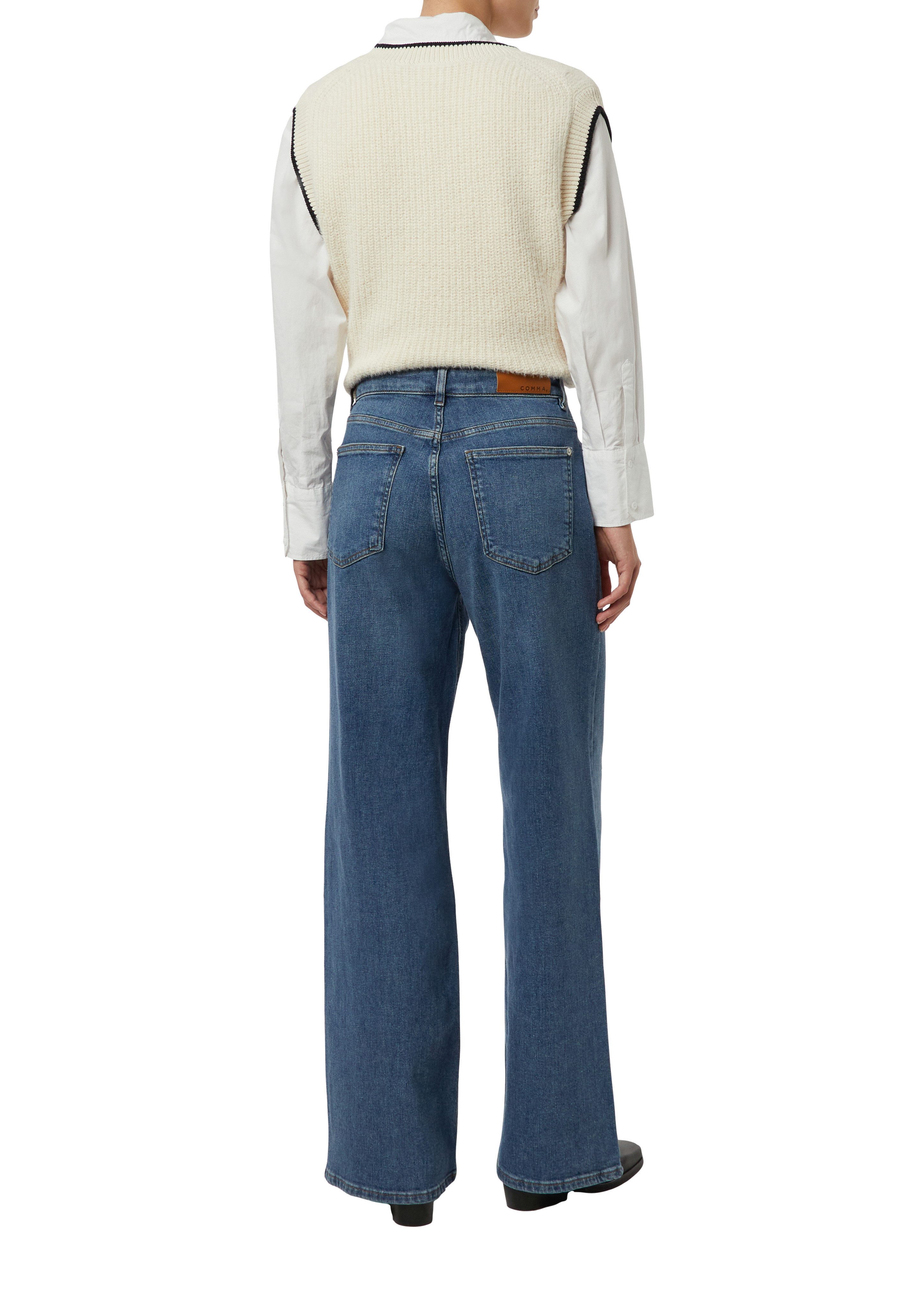 comma 5-Pocket-Jeans mit ausgestelltem Bein und Stretch – Bild 4 von 4