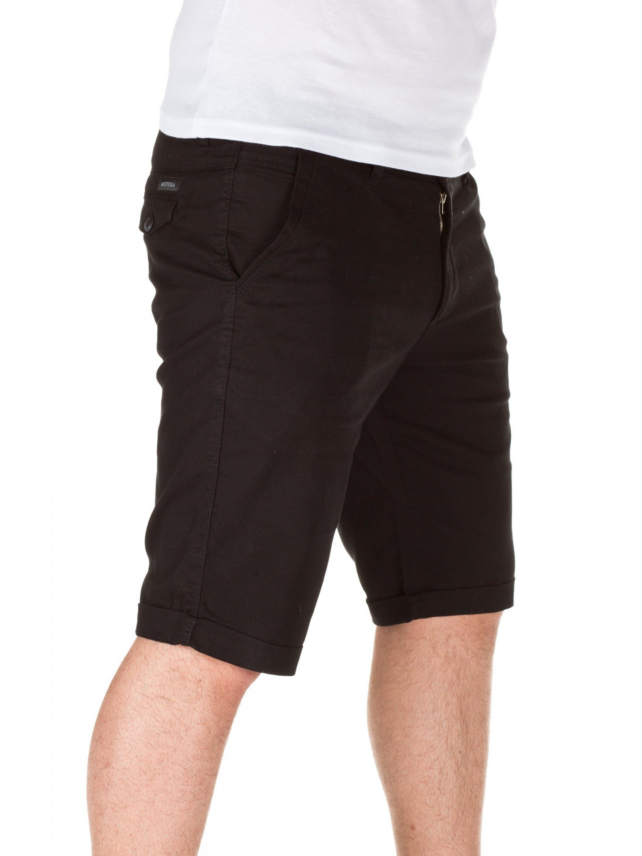 Schwarz in WOTEGA 9500) (black Shorts shorts - Unifarbe Chino WOTEGA Alex