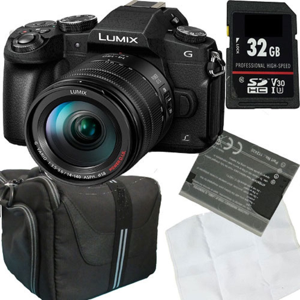 Lumix G81HA+G 3,5-5,6/14-140 mm schwarz Digitalkamera Set Angebot Systemkamera