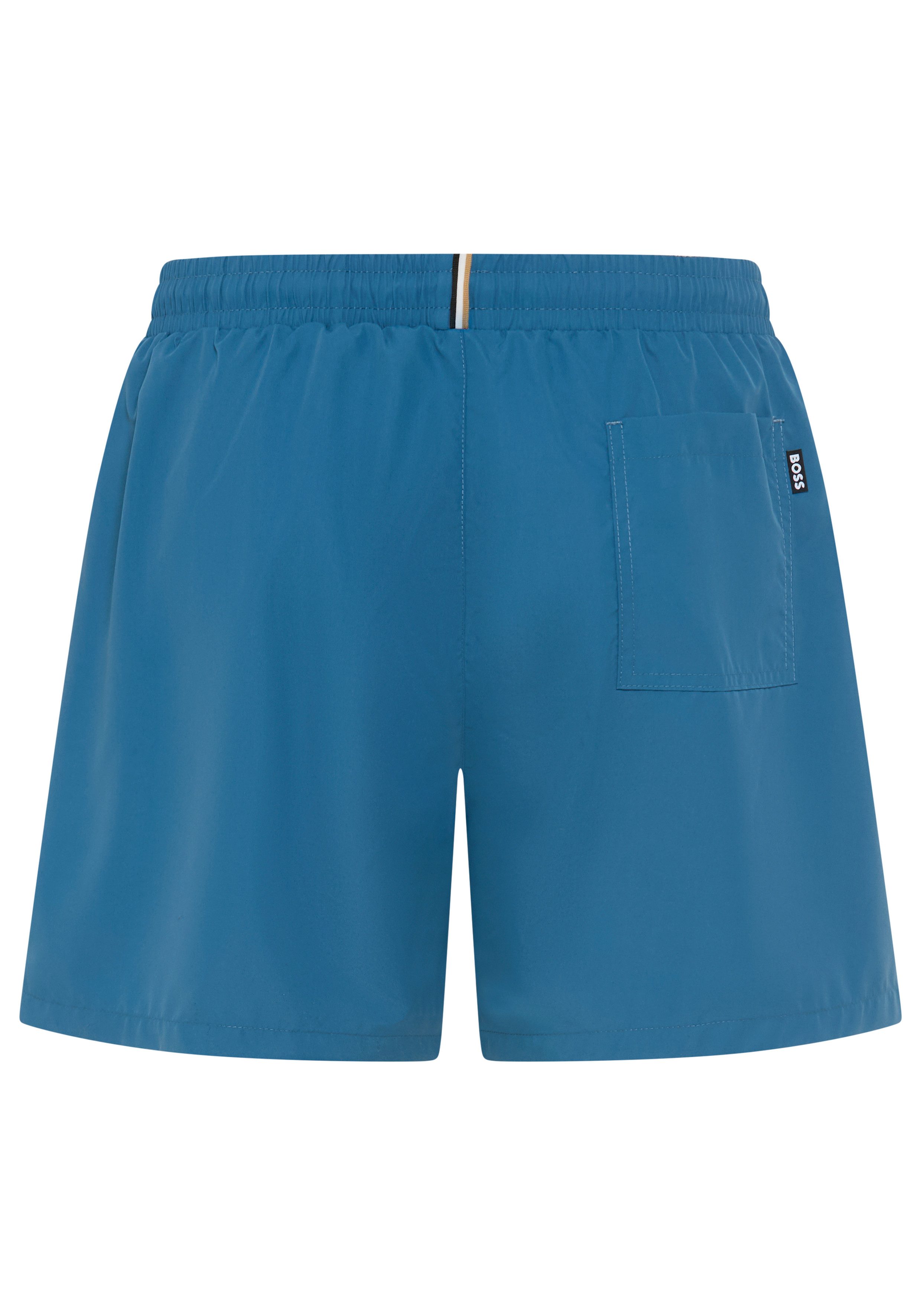 BOSS Badeshorts Dolphin mit seitlichem Kontraststreifen