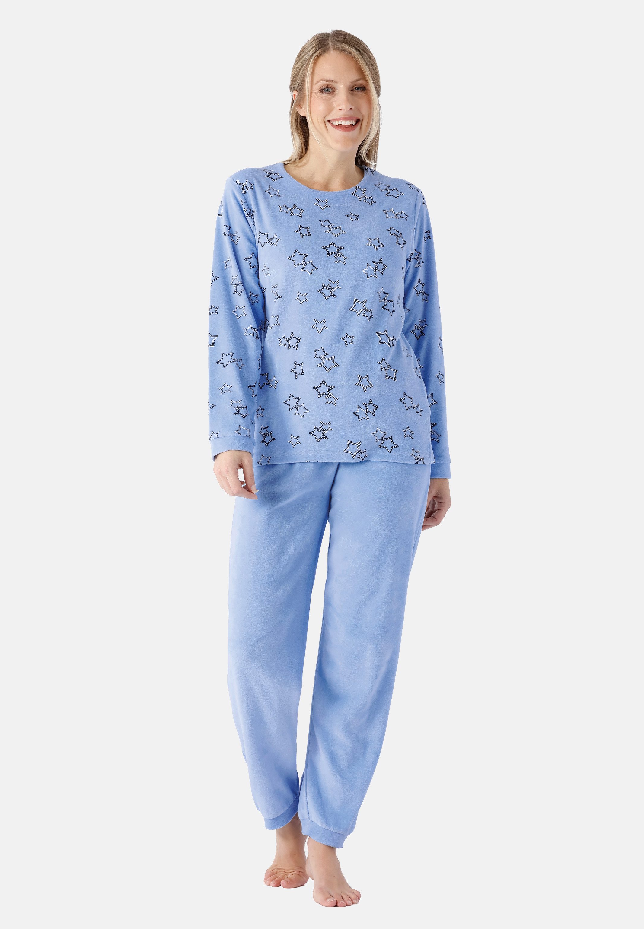 Hajo Pyjama Nicki (Set, 2 tlg) Schlafanzug - Baumwolle - Atmungsaktiv