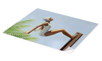 Posterlounge Wandfolie Sarah Morrissette, Bereit zu springen II, Badezimmer Maritim Malerei