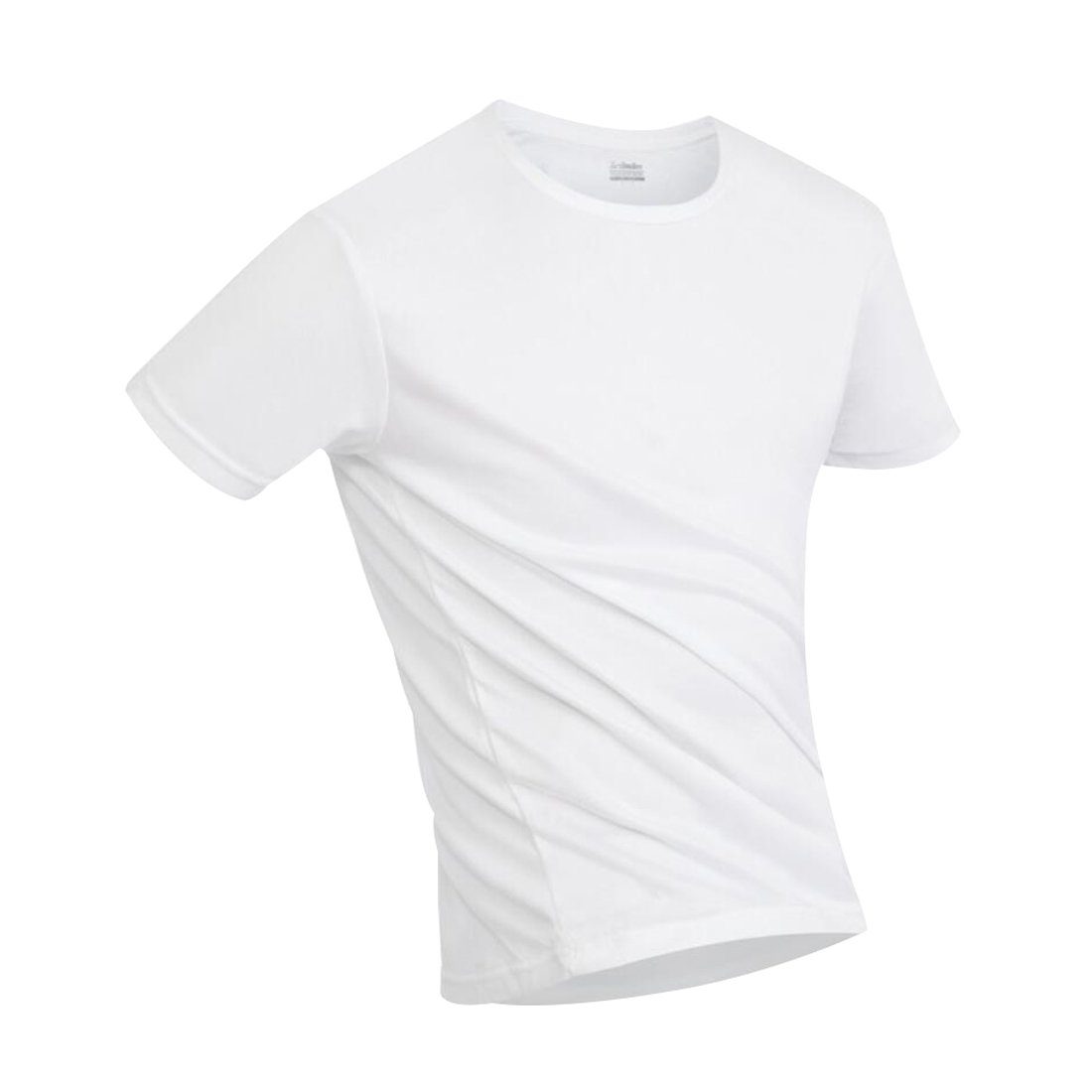 DEBAIJIA Kurzarmshirt Antifouling T-Shirt Rundhalsausschnitt Wasserdichtes Kurzarm Weiß | T-Shirts