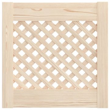 vidaXL Kleiderschrank Schranktüren 2 Stk Gitter-Design 39,5x39,5cm Massivholz Kiefer