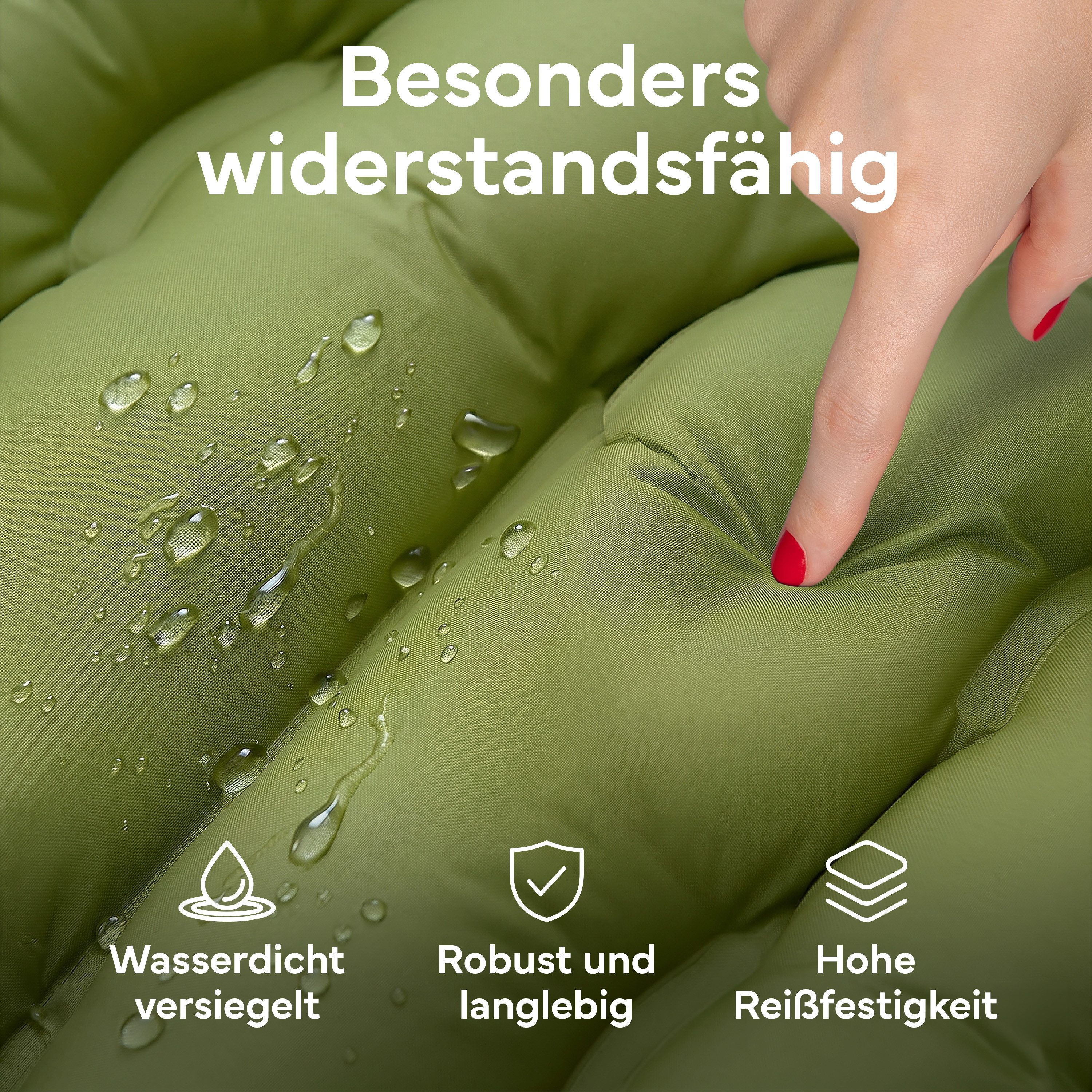 NEOLYMP Isomatte Camping Isomatte TrekMat 10 mit Fußpumpe 200x70 cm ultraleicht 0,9kg, Ultraleicht und Wasserfest mit schneller Aufblasbarkeit – Bild 4 von 5