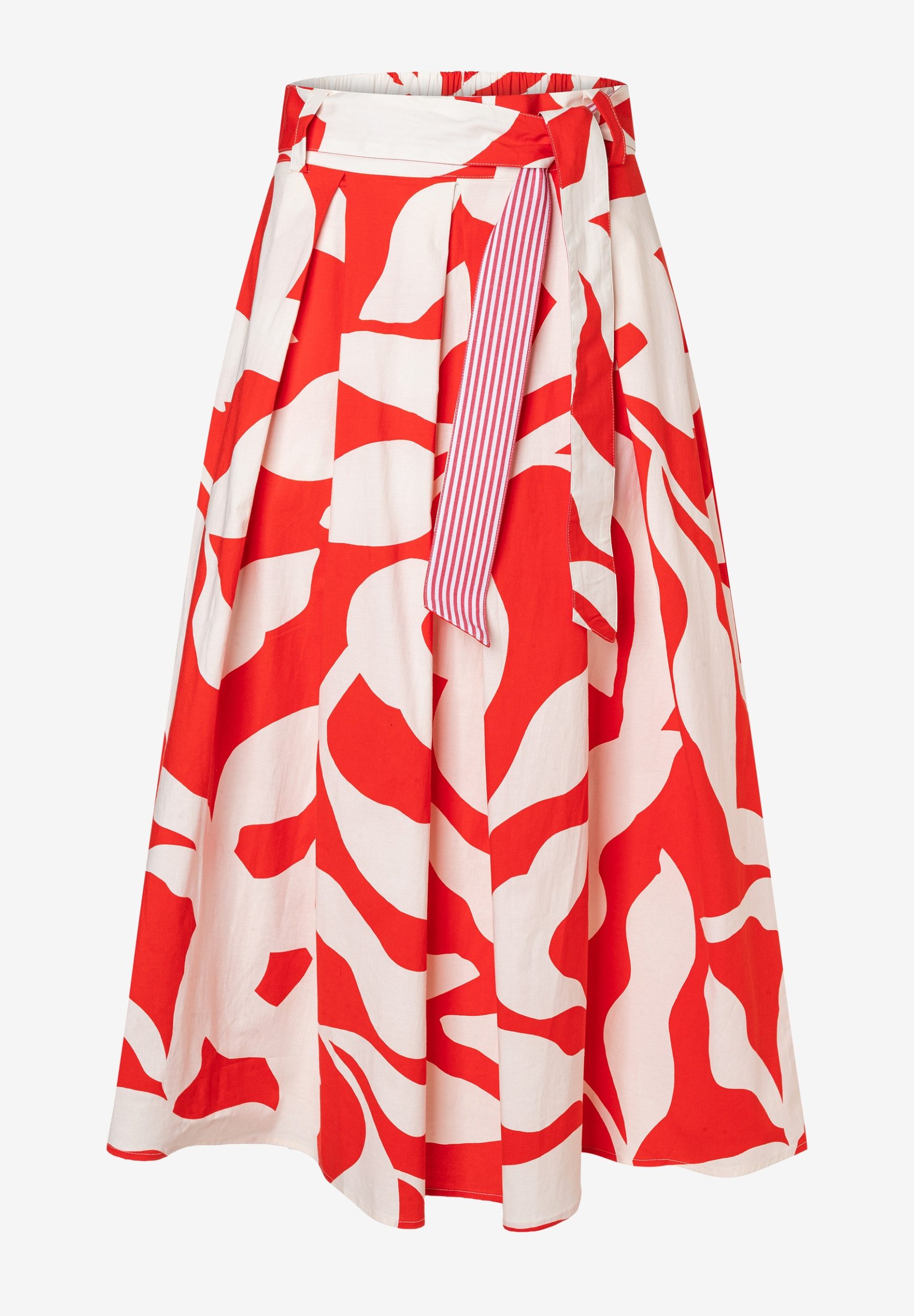 MORE&MORE Bleistiftrock Poplin Print Skirt günstig online kaufen