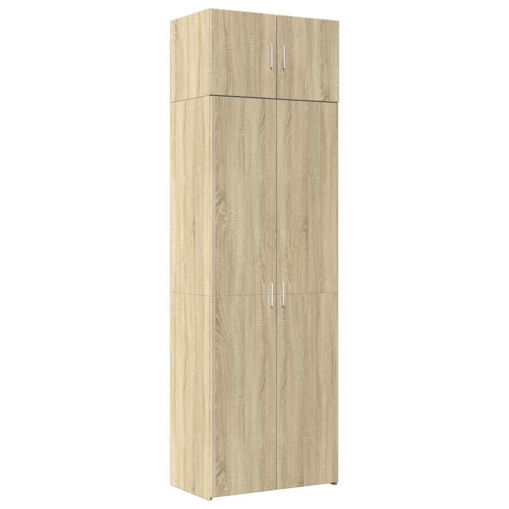 vidaXL Sideboard Hochschrank Sonoma-Eiche 70x42,5x225 cm günstig online kaufen