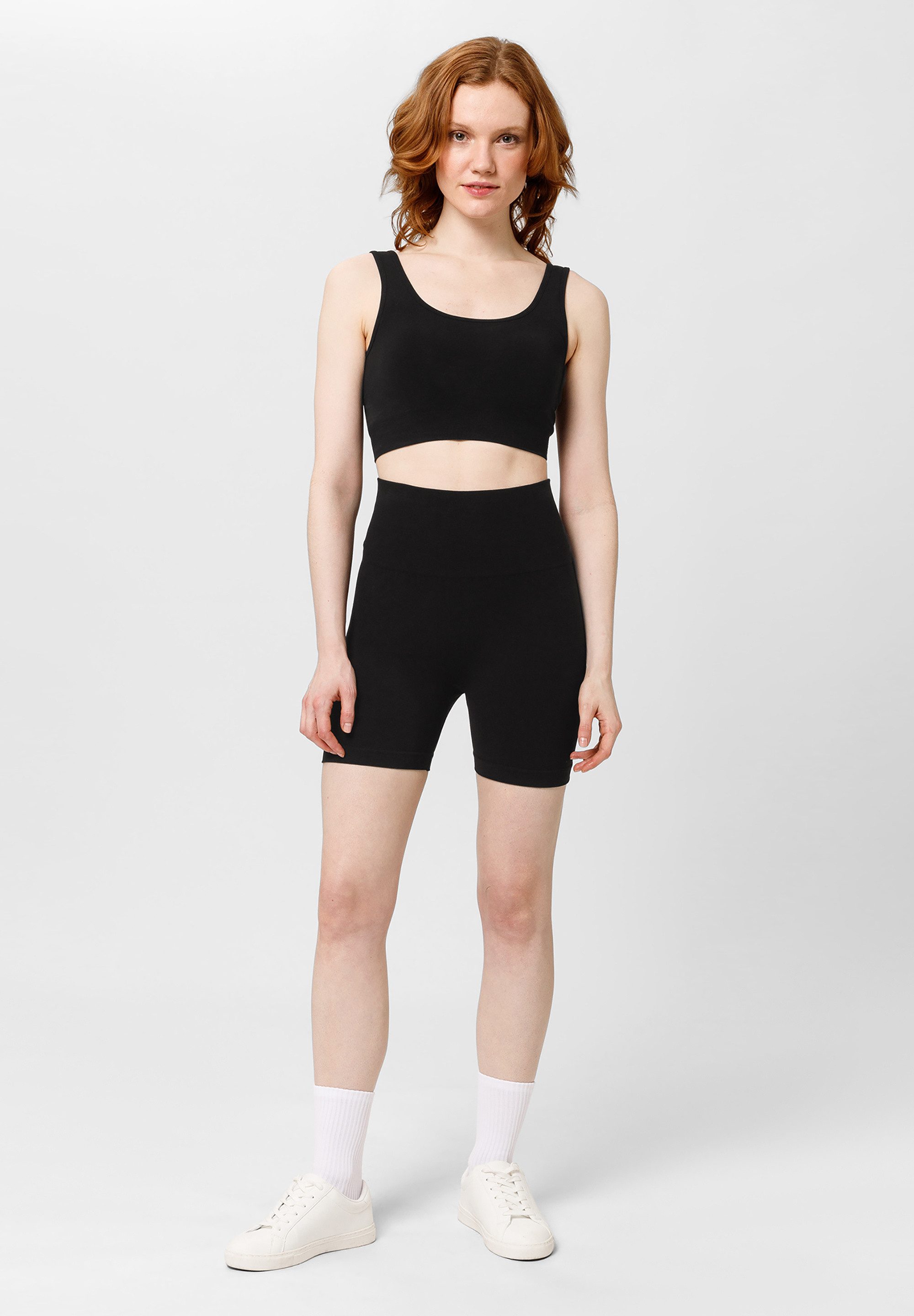 Les Lunes Shorts SYNC Short Leggings Seamless Seamless Hotpants mit breitem Bund
