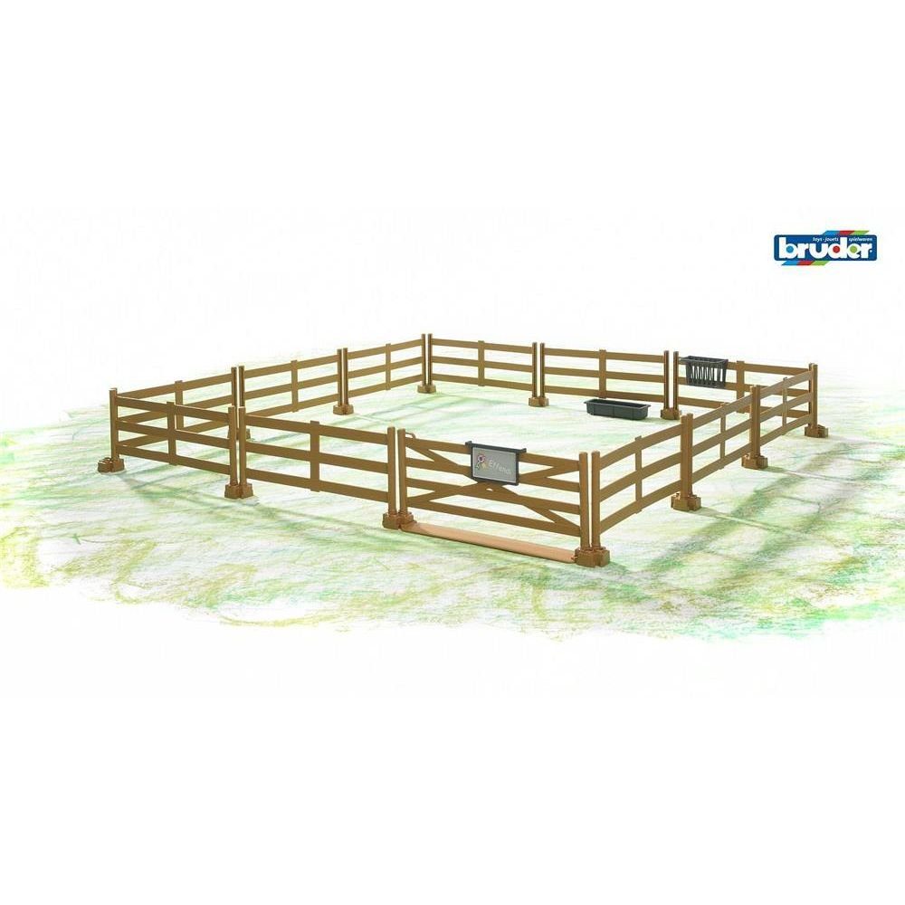 Bruder® Spielfigur Zubehör Weidezaun, Zaun, Bauernhof-Zubehör, Gehege, Pfer günstig online kaufen