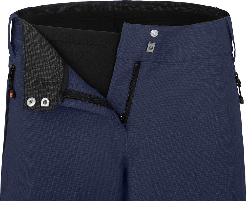 Bergson Fahrradhose VINA Bermuda Damen 2in1 Radshorts (mit gepolsterter Innenhose), robust, elastisch