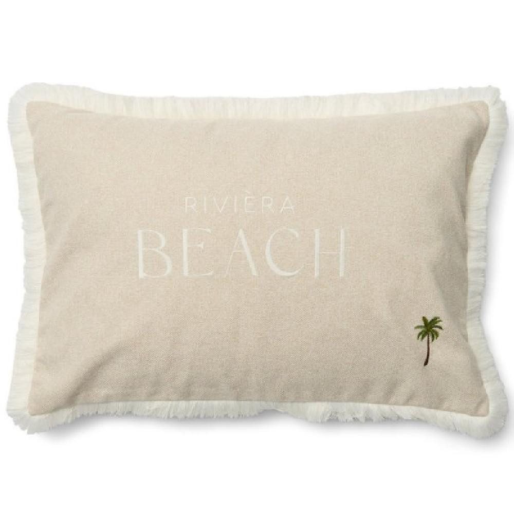 Rivièra Maison Kissenhülle Kissenhülle Beach Palm günstig online kaufen
