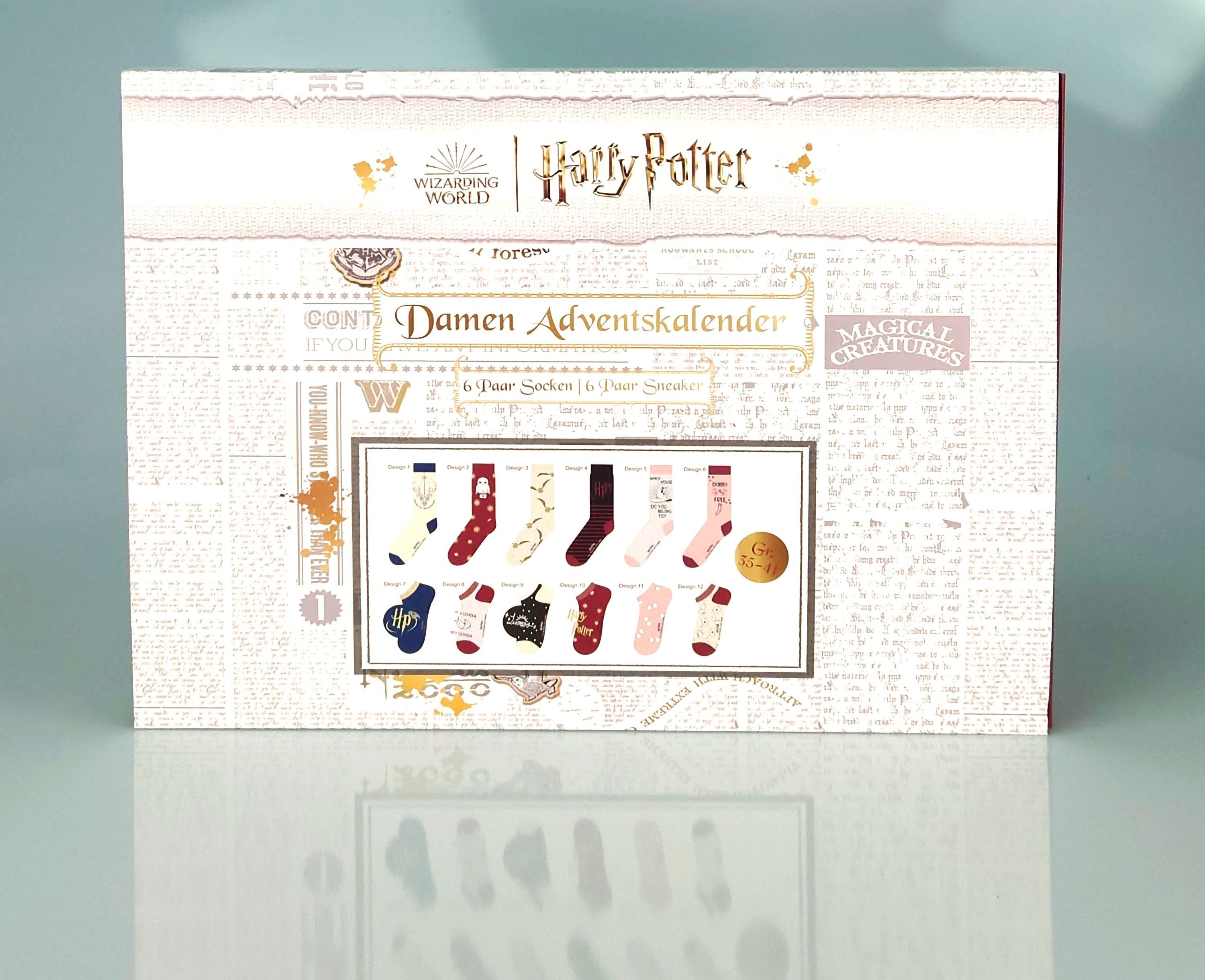 Potter Herren Kalender Adventskalender oder Adventskalender Harry Damen Socken Sockswear