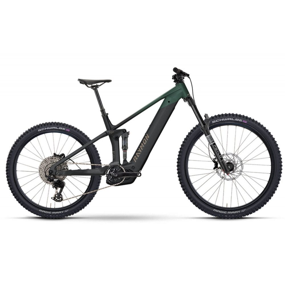 R Raymon E-Bike E-Bike Vamok Comp E-Mountainbike Silver/White, Rahmengröße: L=44cm
